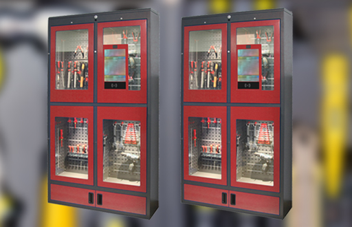 小麥物聯(lián)為湖北某電力公司提供RFID智能四門工具柜 小麥物聯(lián)為湖北某電力公司提供RFID智能四門工具柜